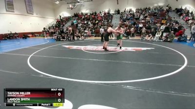 285 lbs Champ. Round 2 - Tayson Miller, Natrona County vs Landon Smith, Kelly Walsh
