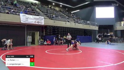 130 lbs Consi Of 4 - Jordan Rutan, Punxsutawney, PA vs Ian Longenberger, Dillsburg, PA