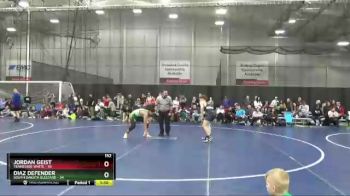 152 lbs Round 3 (4 Team) - Jordan Geist, Tennessee White vs Diaz Defender, South Dakota Blizzard