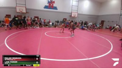 105 lbs Round 5 (6 Team) - Malaki Mendoza, BB Wrestling vs Lane Parker, MPWC