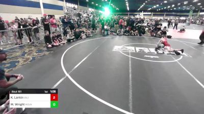 86 lbs Round Of 16 - Kash Larkin, Valiant College Prep vs Mason Wright, Mountain Man WC