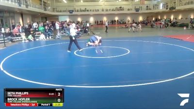 285 lbs Prelim - Brock Hofler, York College (Pennsylvania) vs Seth Phillips, Thiel College