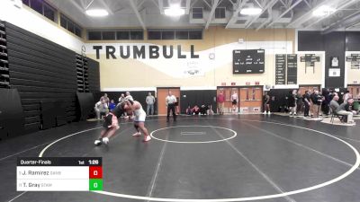 220 lbs Quarterfinal - Jhonnyel Ramirez, Danbury vs Talil Gray, Stamford