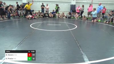 80 lbs Pools - Beau Havers, Phoenix W.C. vs Kaiden Procia, Mineral Wells Bulldawgs