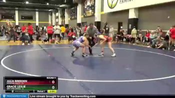124 lbs Round 5 (6 Team) - Julia Breeden, Missouri Gold vs Gracie Leslie, Grit And Grace
