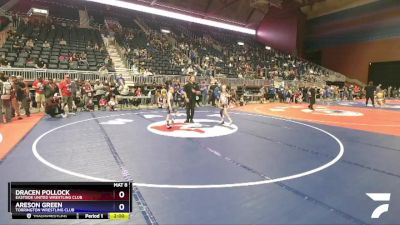 67 lbs Semifinal - Dracen Pollock, Eastside United Wrestling Club vs Areson Green, Torrington Wrestling Club