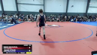 150 lbs Champ. Round 2 - Reece Decourval, West Kitsap WC vs Teegen Stolen, Rebels Wrestling Club