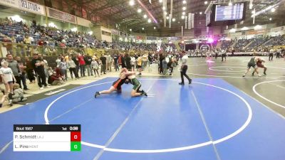 200 lbs Consi Of 8 #1 - Peyton Schmidt, La Junta Jr/Sr High School vs Lucas Pino, Monte Vista Middle School