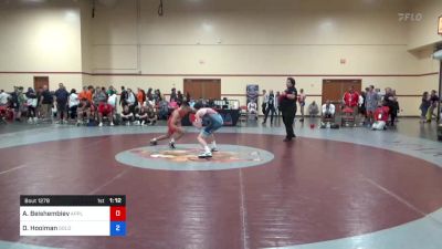 65 kg Rnd Of 64 - Abai Beishembiev, Apple Wrestling Academy vs Drake Hooiman, Gold Rush Wrestling