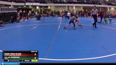 70 lbs Round 3 - Kylah Massman, THWC vs Sadie Yang-Elson, Summit Wrestling Academy