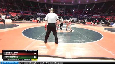 2A 195 lbs 3rd Place Match - Brandon Bray, Chatham (Glenwood) vs Gambino Perez, Chicago (Brother Rice)