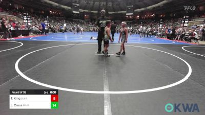 83 lbs Round Of 32 - Cooper Brien, Pawnee Peewee Wrestling vs Jaxon Starcevich, Norman Grappling Club