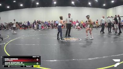 82 lbs Round 4 - David Bodford Jr, West Wateree Wrestling Club vs Ezra Herron, Beastworks