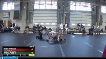 92 lbs Round 2 (8 Team) - Gabe Krieger, Team Ohio vs Cordy Zalota, PA Alliance White