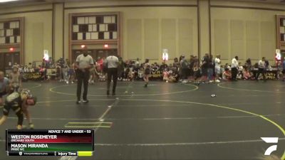 53 lbs Round 3 - Mason Miranda, Pride WC vs Weston Rosemeyer, Orchard South