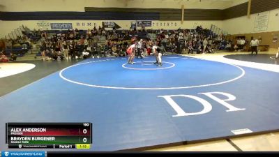 190 lbs Semifinal - Alex Anderson, Prosser vs Brayden Burgener, Shadle Park