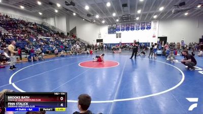 114 lbs Round 3 - Brooks Bath, Touch Of Gold Wrestling Club vs Finn Stalick, Sheridan Wrestling Club