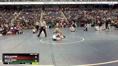 2A 113 lbs 5th Place Match - Seth Almond, Mt Pleasant vs Bryce Perry, Washington