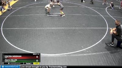 55 lbs Quarterfinal - Colten Weidman, C2x vs Mack Miller, Sons Of Thunder