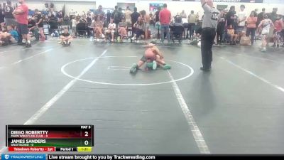 72 lbs Round 1 - Diego Robertty, Miami Wrestling Club vs James Sanders, Unattached