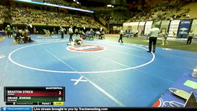 150 Class 4 lbs Quarterfinal - Braxton Strick, Ozark vs Drake Jenkins, Seckman