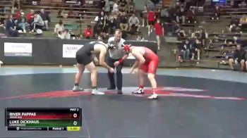 197 lbs Prelim - Luke Dickhaus, Lindenwood vs River Pappas, Wheeling