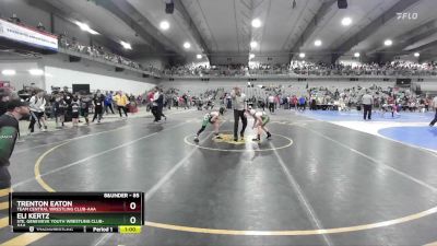 85 lbs Semifinal - Trenton Eaton, Team Central Wrestling Club-AAA vs Eli Kertz, Ste. Genevieve Youth Wrestling Club-AAA