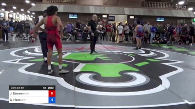 61 kg Cons 64 #2 - Julian Dawson, New Jersey vs Giancarlo Plaza, Birmingham Community Charter High School Wrestling