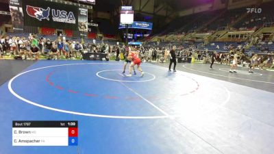 170 lbs Rnd Of 16 - Carter Brown, Missouri vs Chase Amspacher, Pennsylvania