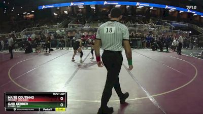 105 lbs Cons. Round 2 - Maite Coutinho, Freedom (Orlando) vs Gabi Kerber, Cypress Bay