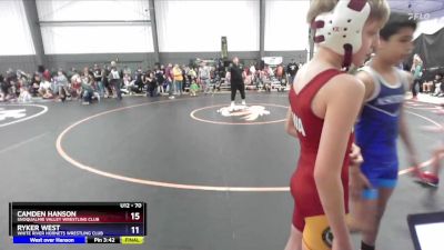 74 lbs Quarterfinal - Colt Trogden, NWWC vs Ayden Hernandez, Ascend Wrestling Academy