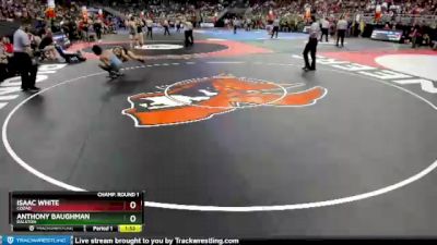 Champ. Round 1 - Anthony Baughman, Ralston vs Isaac White, Cozad