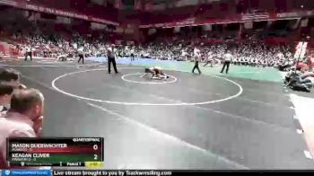 132 lbs D1 - Quarter-finals (fri 5:30 P.m.) - Mason Duerwachter, Muskego vs Keagan Cliver, Marshfield