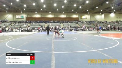 115 lbs Consi Of 4 - Jocelynn Mendoza, Daniel Cormier Wrestling Academy vs Aubrey Hernandez, Threshold