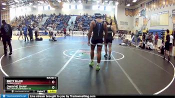 195 Blue Round 5 - Britt Blair, Camden County vs Dwayne Shaw, Wellington Community Hs