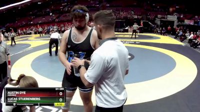 D1-285 lbs Cons. Round 3 - Austin Dye, Midview vs Lucas Stuerenberg, Moeller