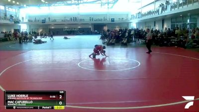 125 lbs Quarterfinal - Mac Cafurello, Roanoke College vs Luke Hoerle, Stevens Institute Of Technology