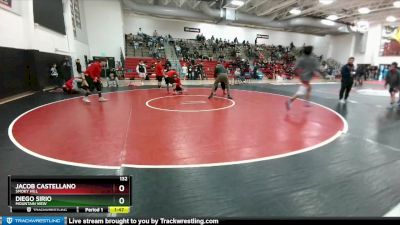 132 lbs Quarterfinal - Diego Sirio, Mountain View vs Jacob Castellano, Smoky Hill