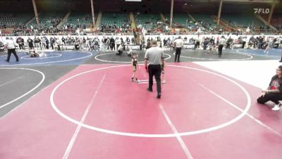 40 lbs Quarterfinal - Julius Yanez, Lockjaw WC vs Isaiah Leyba, Grant County Elite WC