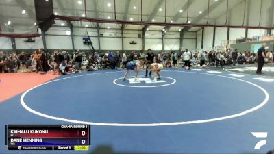 144 lbs Champ. Round 1 - Kaimalu Kukonu, HI vs Dane Henning, WA