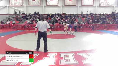 170 lbs Final - Gabriel Thomasson, Norton vs Malakai Risotti, Bristol County/Dighton Rehoboth