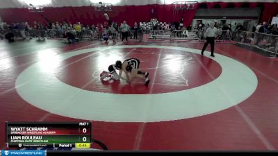 83 lbs Quarterfinal - Liam Rouleau, Chippewa Elite Wrestling vs Wyatt Schramm, Sarbacker Wrestling Academy