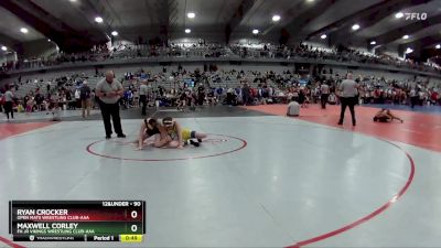 90 lbs Cons. Round 4 - Ryan Crocker, Open Mats Wrestling Club-AAA vs Maxwell Corley, FH Jr Vikings Wrestling Club-AAA