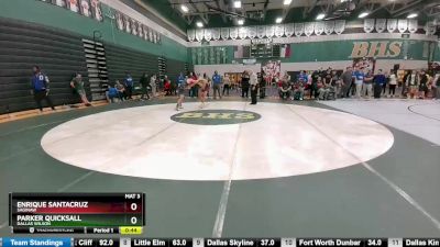 132 lbs 3rd Place Match - Enrique Santacruz, Saginaw vs Parker Quicksall, Dallas Wilson