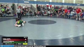 130 lbs Round 1 (4 Team) - Mason Roberts, Floyd Central vs Saul Stits, Center Grove