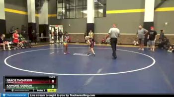 58 lbs Round 2 (12 Team) - Gracie Thompson, Chasing Titles vs Kaimonie Gordon, Nebraska Wrestling Academy