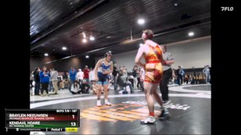 187 lbs Round 1 - Kendahl Hoare, M2 Training Center vs Braylen Meeuwsen, Michigan Grappler Training Center