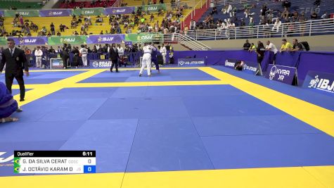 GABRIEL DA SILVA CERATO vs JOSÉ OCTÁVIO KARAM DE OLIVEIRA M 2024 Brasileiro Jiu-Jitsu IBJJF