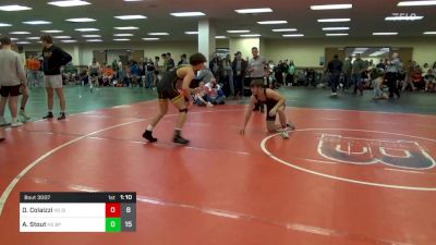 132 lbs Rr Rnd 1 - Dominic Colaizzi, Silent Victory HS vs Aden Stout, Bethel Park HS