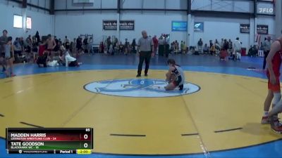 85 lbs Round 2 (4 Team) - Madden Harris, LEXINGTON WRESTLING CLUB vs Tate Goodson, BLACKHAWK WC